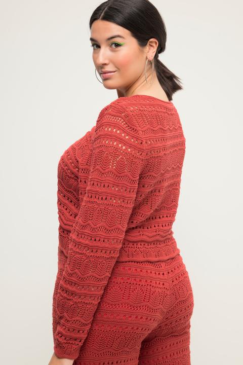 Actual product image Studio Untold Openwork Knit Sweater (58)