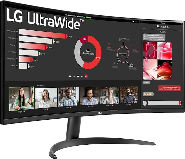 Actual product image LG 34WR50QK-B.AEU (3440 x 1440 pixels, 34")