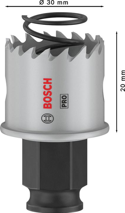 Produktbild Bosch Professional Zubehör PRO Sheet Metal PC Plus Lochsäge, 30 mm (30 Millimeter)