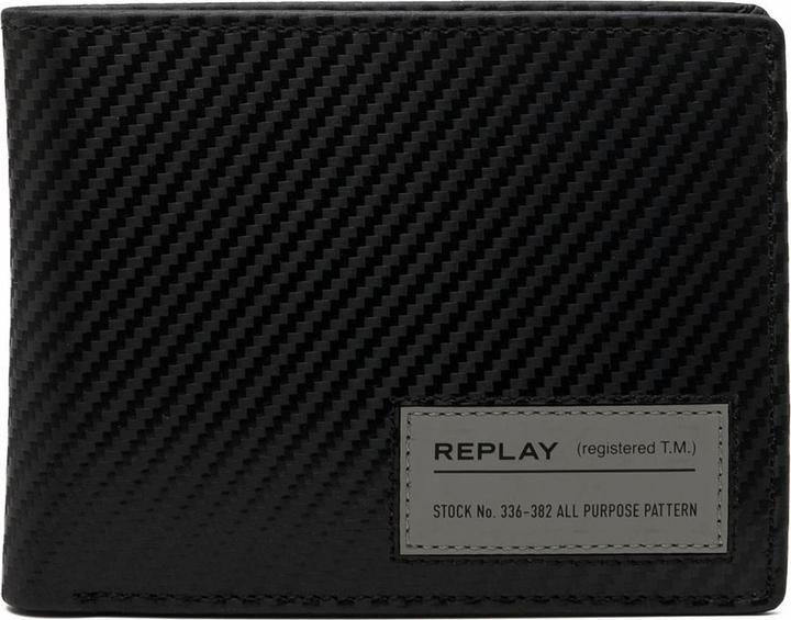 Actual product image Replay Wallet RFID protection leather 13 cm