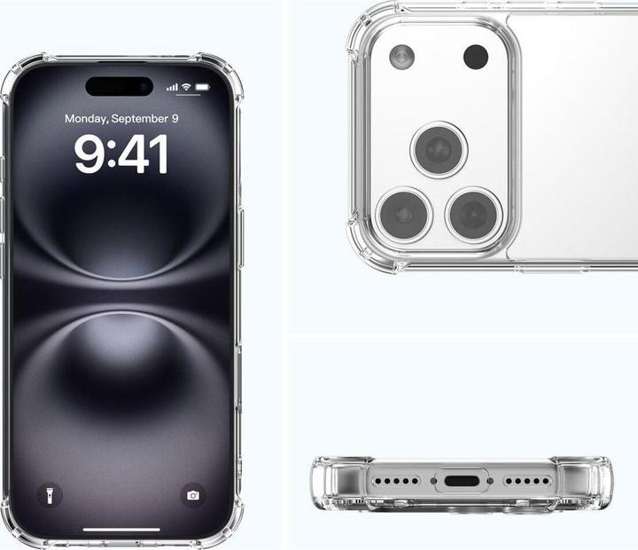 Produktbild 4smarts Ibiza, Rand, Apple, Apple iPhone 17 Pro, 16 cm (6.3"), Transparent (Apple iPhone 17 Pro)