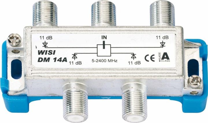 WISI Verdeler DM 14A 4-voudig SAT 5-2400MHz 11dB (1 x)