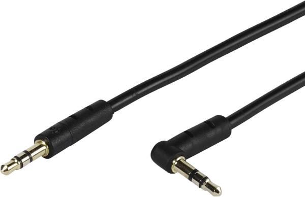 Produktbild Vivanco Klinkenverbindung Winkel 3,5 mm, 0,9m (0.90 m, AUX Kabel)