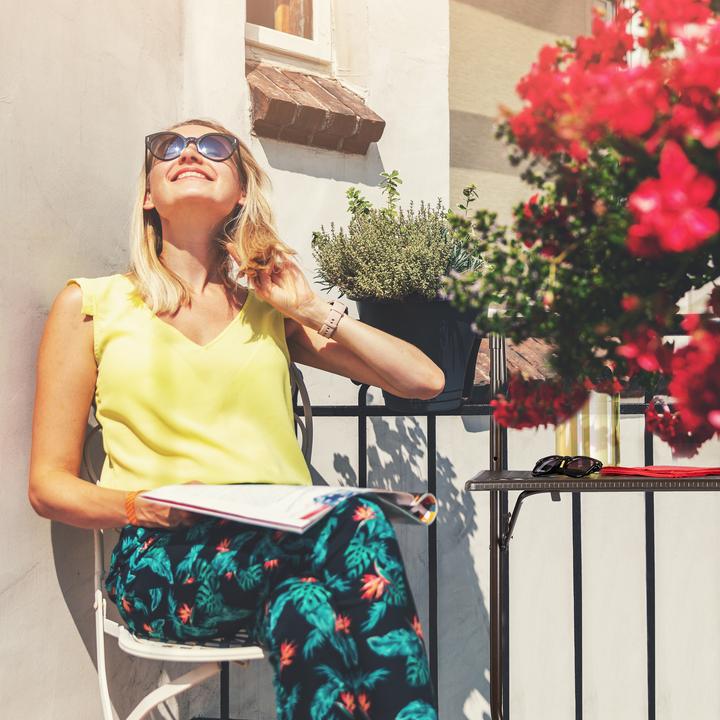 Produktbild Relaxdays Balkonhängetisch