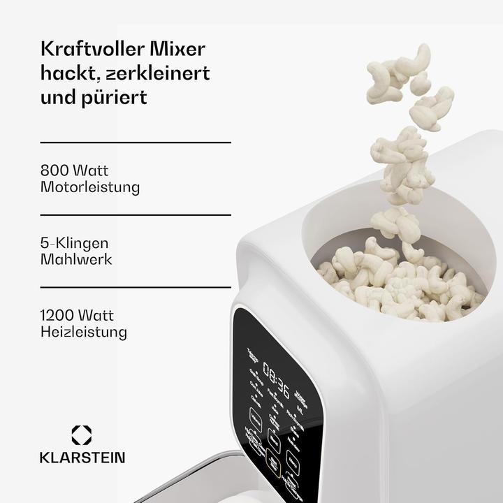 Actual product image Klarstein Pflanzenmilch- und Suppenbereiter (1200 W)