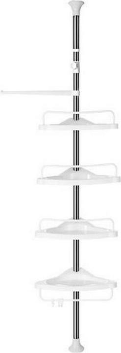 Songmics Telescopic shower shelf BCB02SW white 25.0 x 35.0 x 85.0 - 300.5 cm