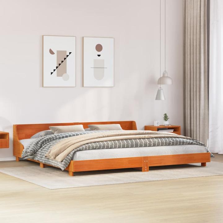 Actual product image vidaXL Bettgestell (180 x 200 cm)