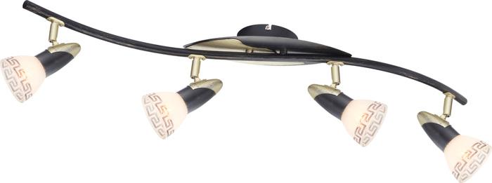 Produktbild Globo Strahler NOVARA, gold patiniert, 5449-4 (E14)