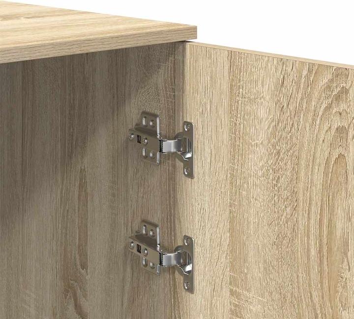 Image du produit vidaXL Armoire de stockage Chêne Sonoma 50x45x103,5 cm Armoire en bois composite (45 x 50 x 103.50 cm)