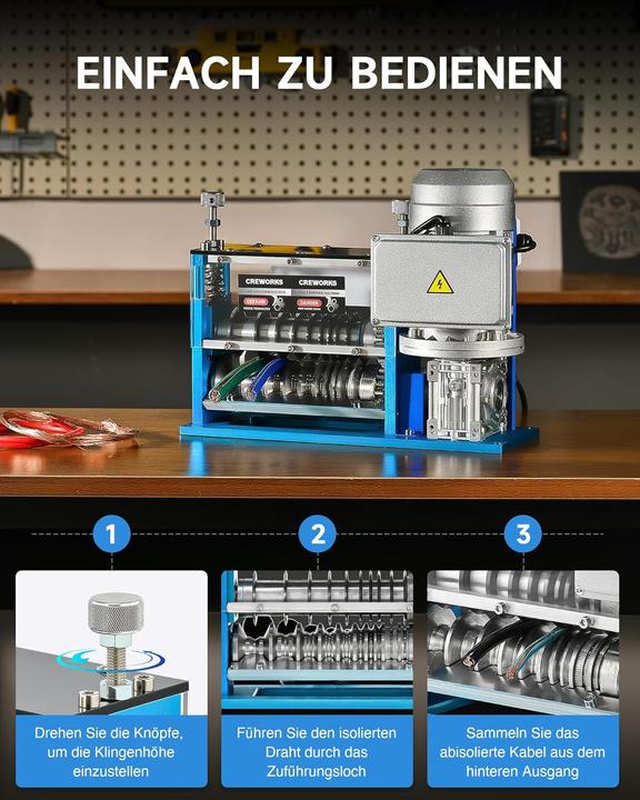 Image du produit Creworks Kabelabisoliermaschine