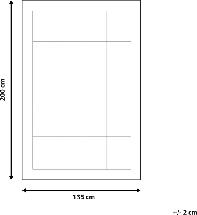 Produktbild Beliani Howerla (350 g, 135 x 200 cm)