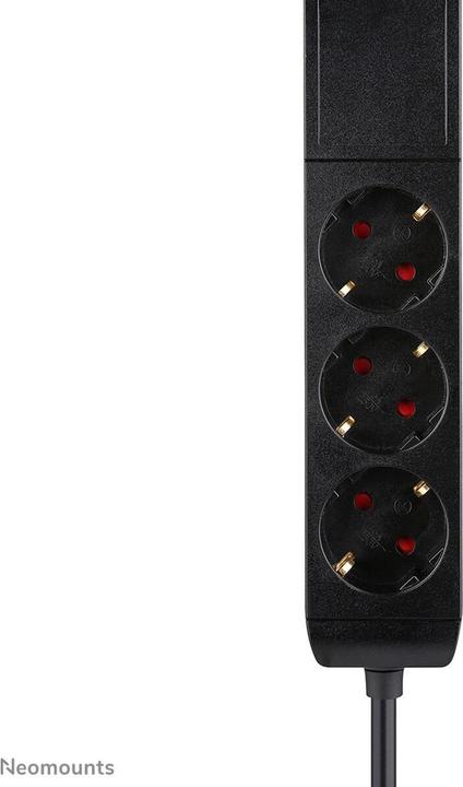 Image du produit Neomounts Tischsteckdose mit Klemme 3-fach/230V/USB-A/2xUSB-C/schwarz (Tables)