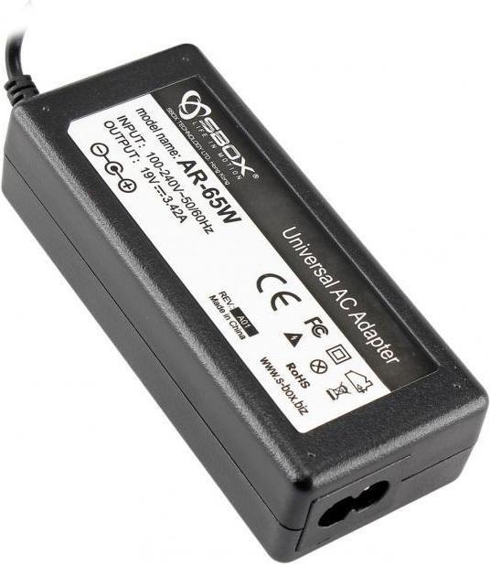 Sbox Adapter for Acer notebooks AR-65W (65 W)