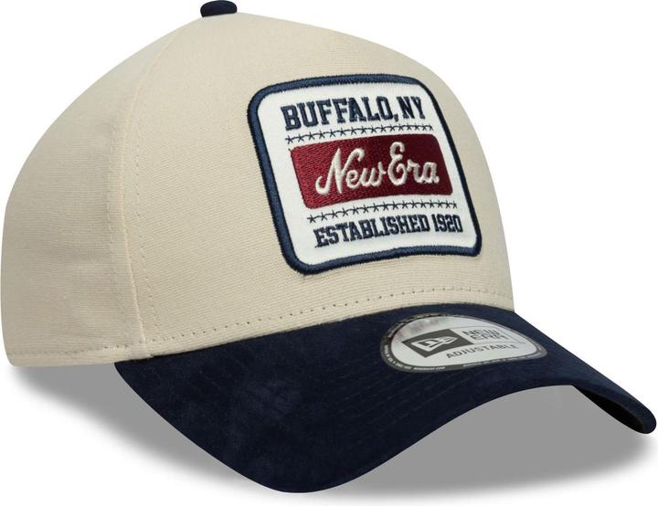 Produktbild New Era A-Frame Mesh Trucker Cap - Brand Patch Hellbeige (One Size)