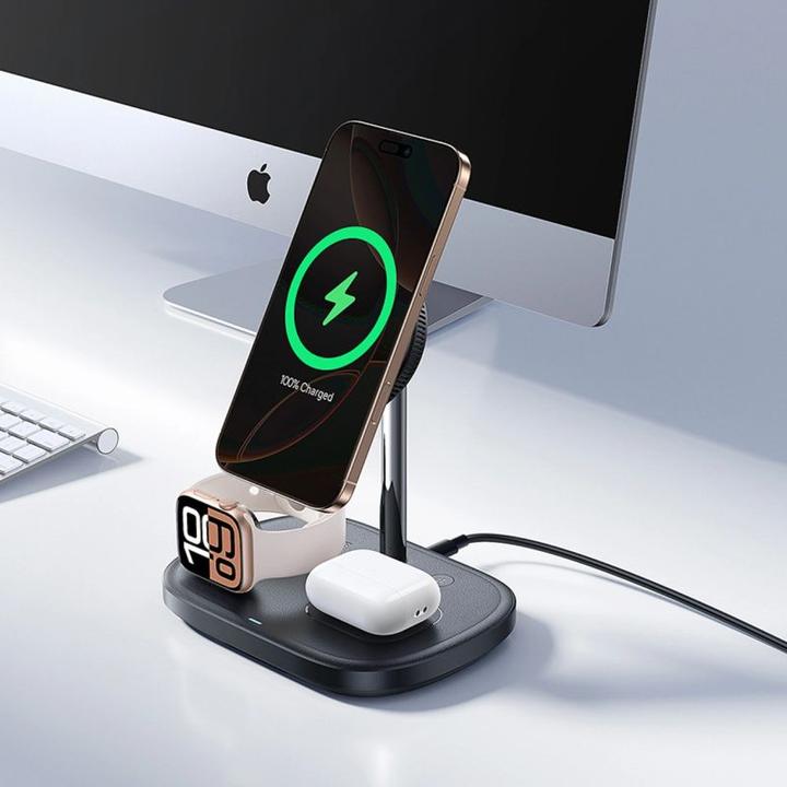 Image du produit Baseus EnerFill FS41 3w1 z chłodzeniem z wtyczką UE 45W i kablem USB-C do USB-C - czarna (45 W)
