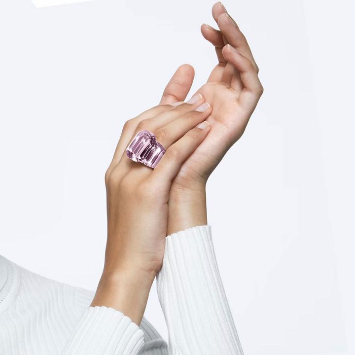 Image du produit Swarovski Lucent Cocktail Bague Taille Octogone Rose (55)