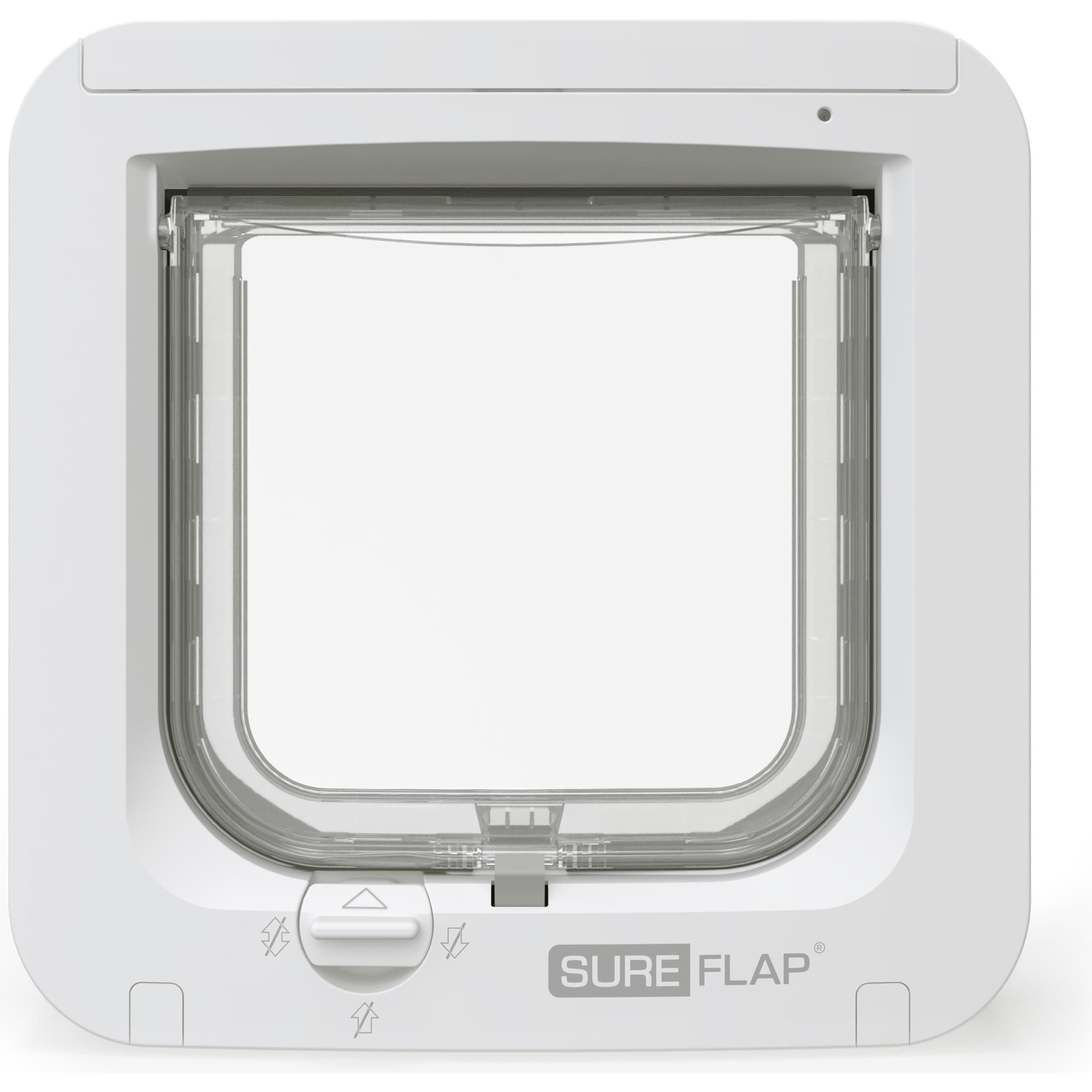 Chatière SureFlap à puce électronique - chatière grise / blanche