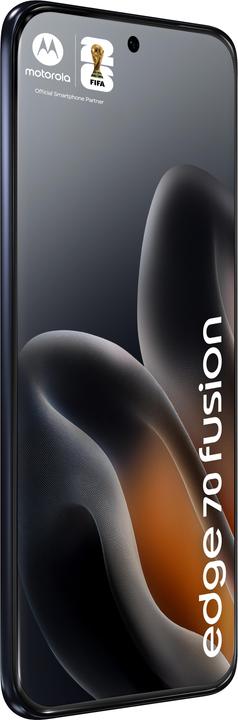 Produktbild Motorola Edge 70 Fusion 256GB Schwarz (256 GB, Black, PANTONE Silhouette, Transparent, 6.78", Dual SIM, 5G)