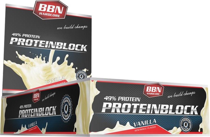 Produktbild BBN Hardcore Block (Vanille, 15 Stk., 1350 g)