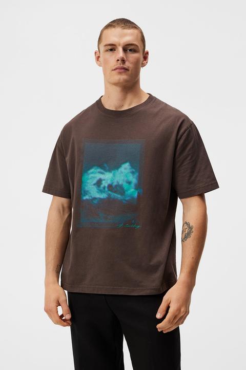 Produktbild J. Lindeberg Walsch Box Print T-Shirt Delicioso (L)