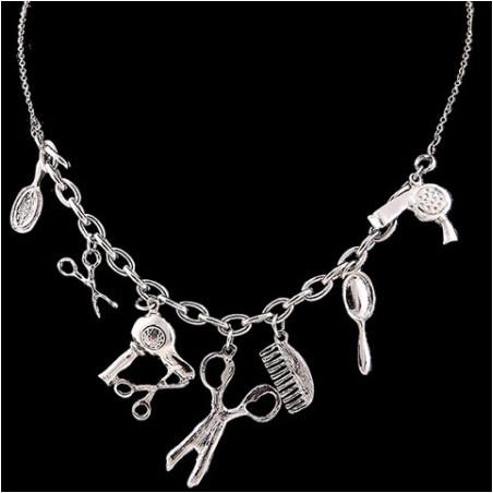 Image du produit A&A Chaîne avec pendentif Ustensiles de coiffure