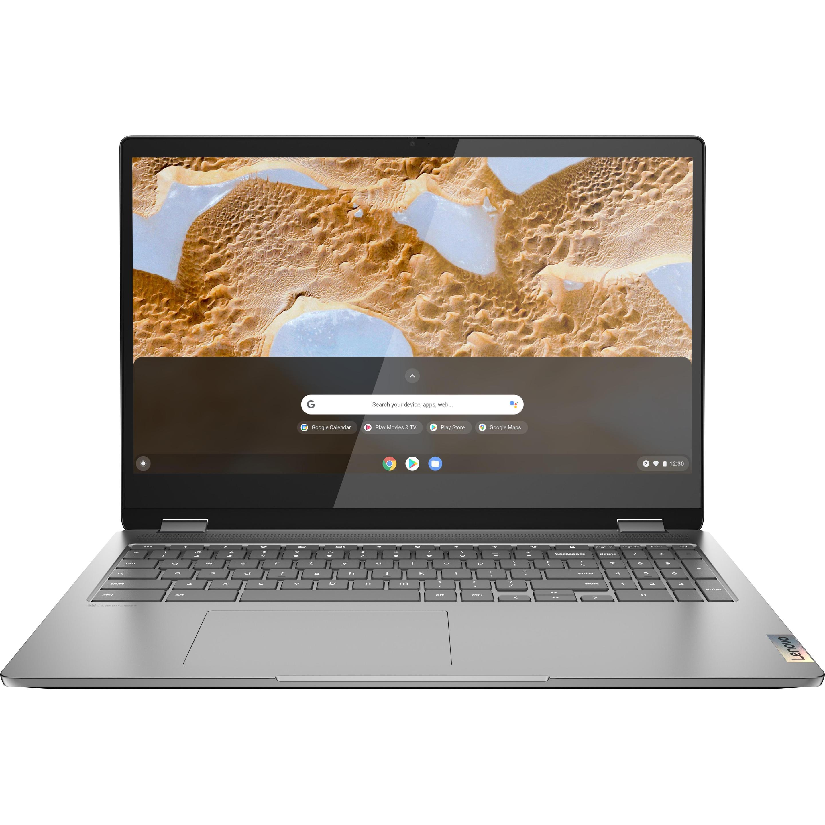 Lenovo IdeaPad Flex 3 (15.60", 128 GB, 8 GB, DE, Intel Celeron N4500), Notebook, Grau
