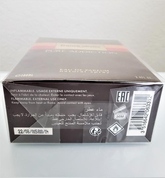 Actual product image Franck Olivier Pure Addiction EDP - 100ml (Eau de parfum, 100 ml)