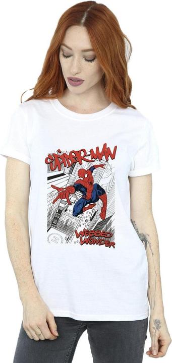 Immagine prodotto Spider-Man Sketch City Maglietta Ampia Donna (L)