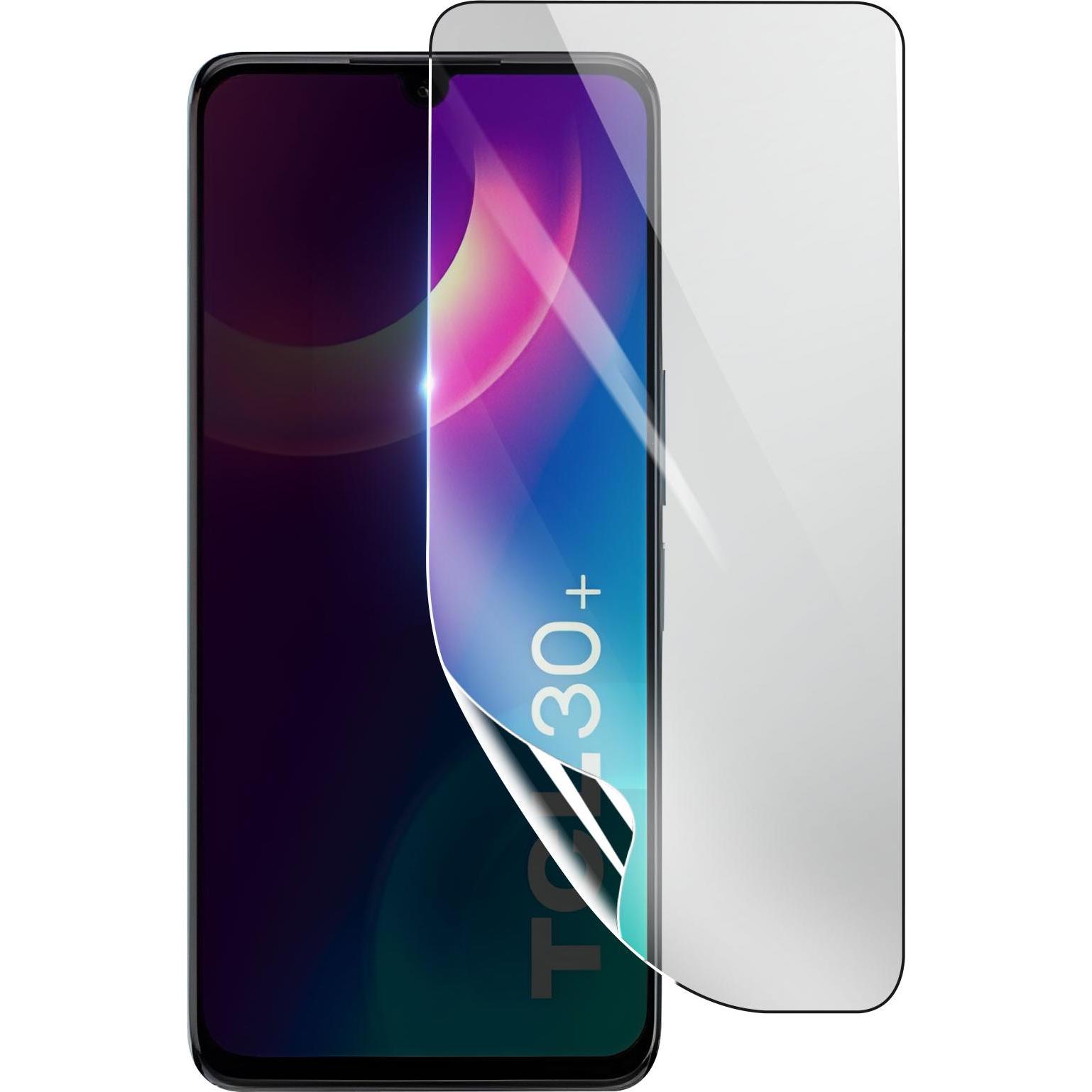 3MK Hydrogel Bildschirmfolie für Tcl 30 Plus (1 Stück, TCL 30 Plus), Smartphone Schutzfolie, Transparent