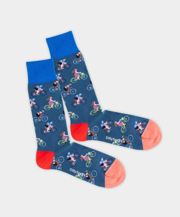 Immagine prodotto DillySocks La bici blu (Confezione singola, 41 - 46)