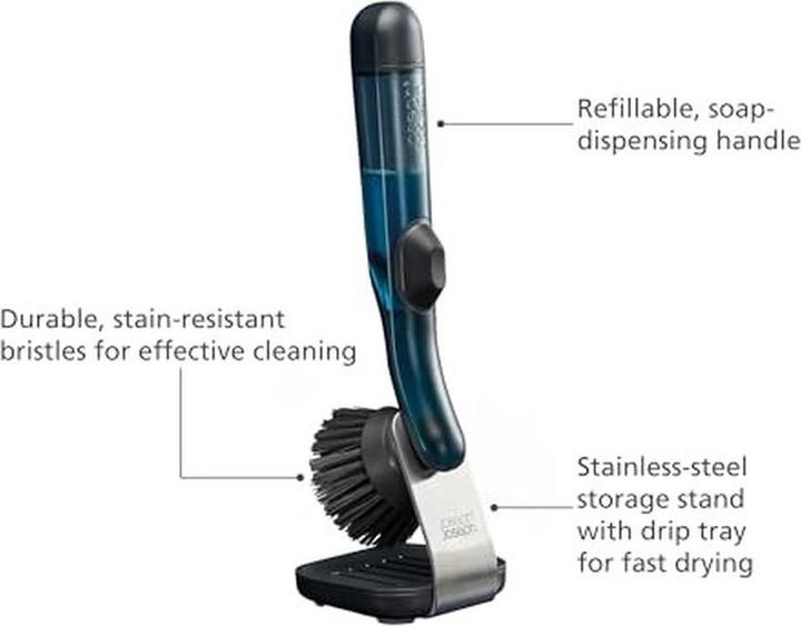 Produktbild Joseph Joseph SinkTech Bürste mit Spender und Halterung