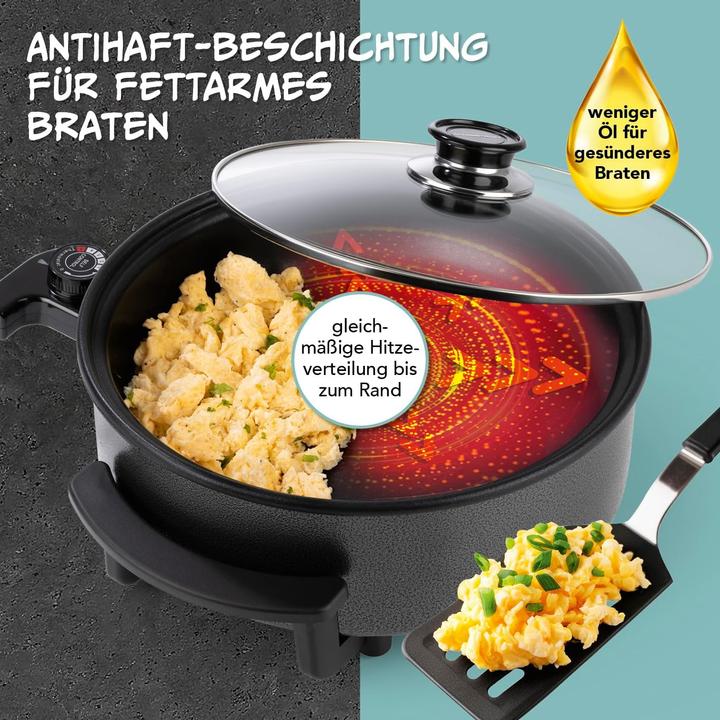 Produktbild Gourmetmaxx Elektrische Multifunktions-Pfanne (30 cm)