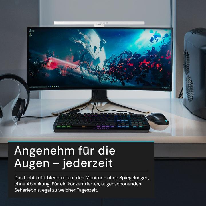 Actual product image Luxula LED monitor light