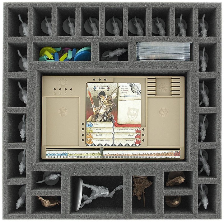 Produktbild Feldherr TRA63 - Transporter mit 2 LBBG Lagerboxen für Zombicide Black Plague Kickstarter Knight