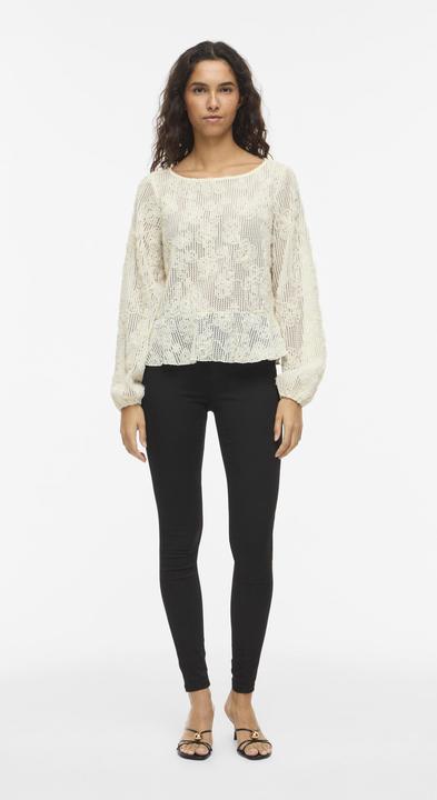 Immagine prodotto Vila VIROCANA U-Boot-Ausschnitt Oberteil mit langen Ärmeln (M)