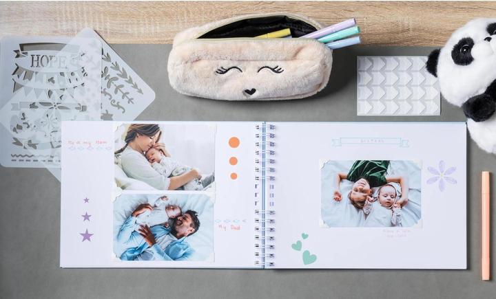 Image du produit Exacompta Kit Scrapbooking Album 50 pages blanches - Faune (32 x 22 cm)