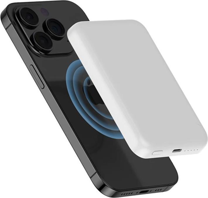 Produktbild My Way Powerbank Magsafe 5000mah Blanc (5000 mAh, 18 W)