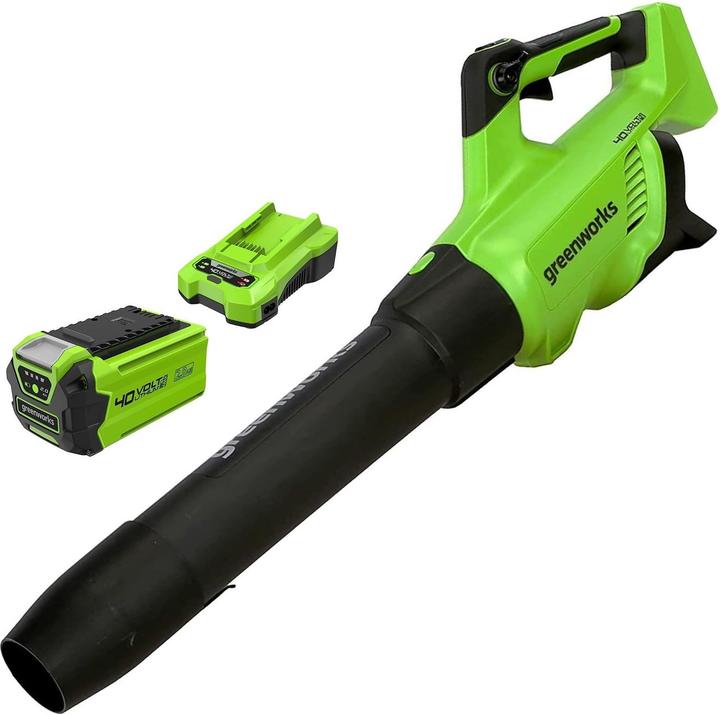 Greenworks G-Max Accu Bladblazer 40 V - Met Accu en Lader (Oplaadbare batterij, Bladblazer)