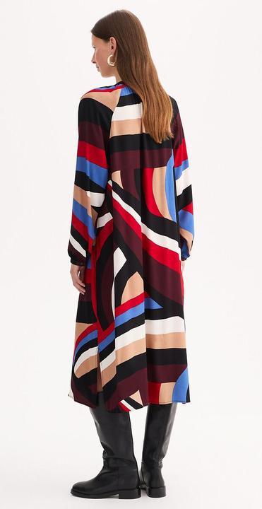 Produktbild Anne Weyburn Gerades Kleid mit grafischem Printmuster (38)