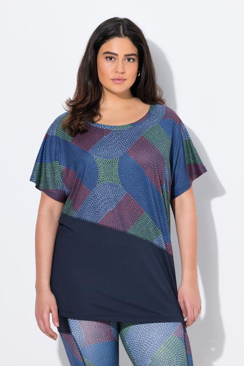 Produktbild Ulla Popken Funktionsshirt, oversized, Halbarm, recycelt (50, 52)