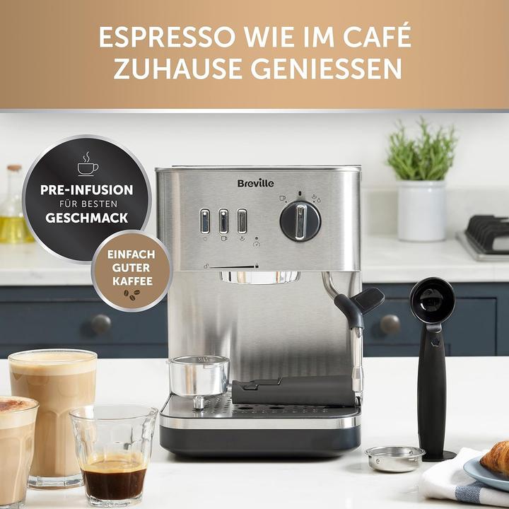 Actual product image Breville Automatic espresso machine with steam nozzle for cappuccino and latte