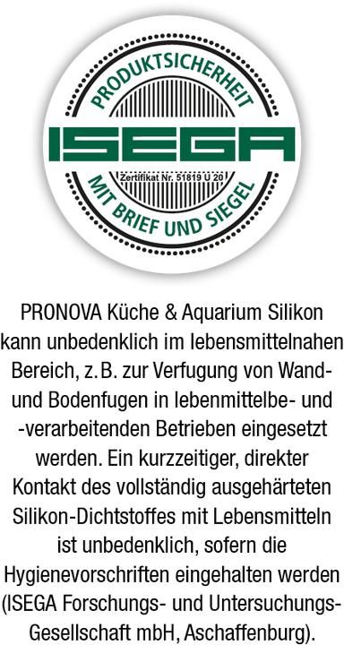 Produktbild Pronova Küche und Aquariumsilikon (Schwarz, 300 ml)