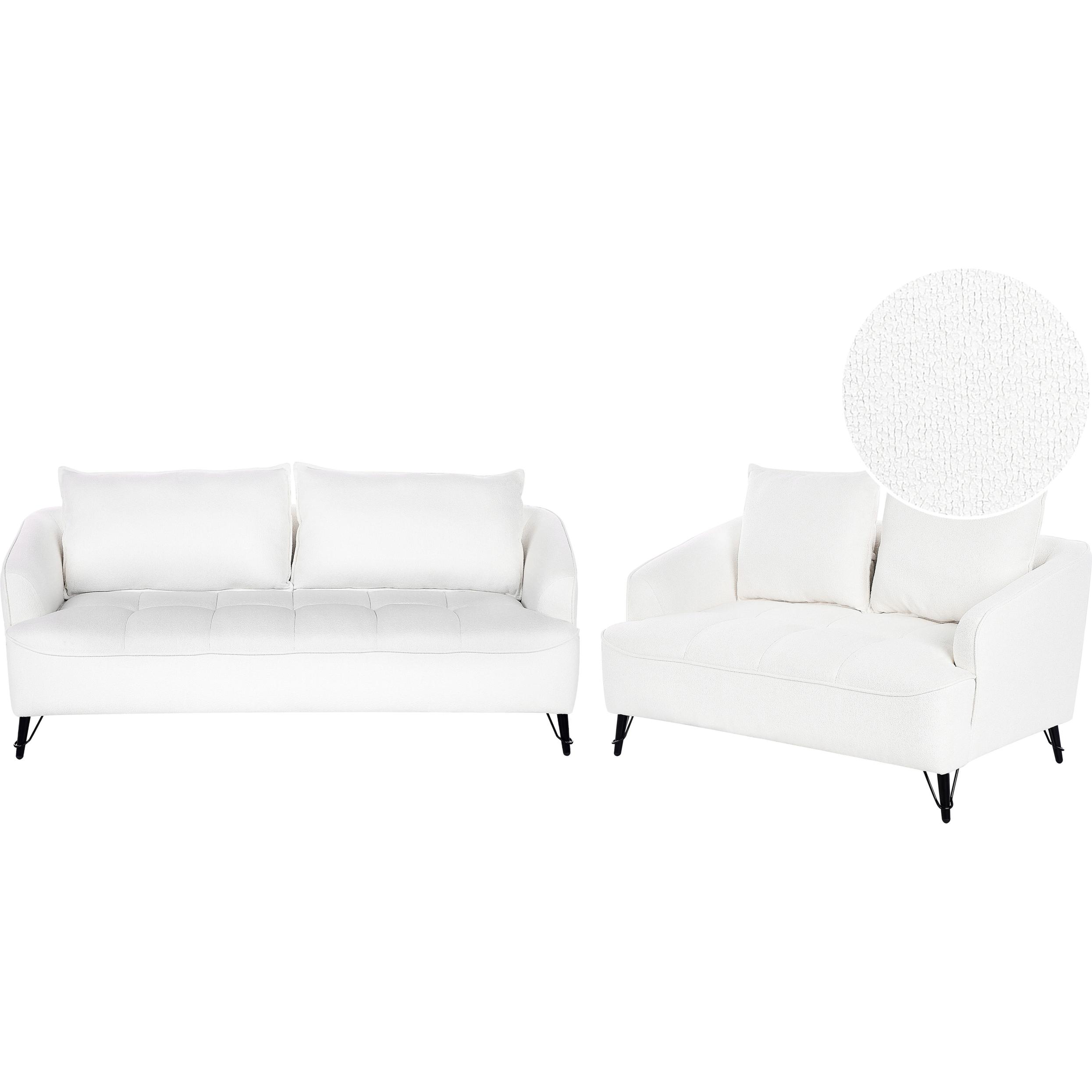 Beliani, Sofa, Hobro (3-Sitzer, 2-Sitzer)