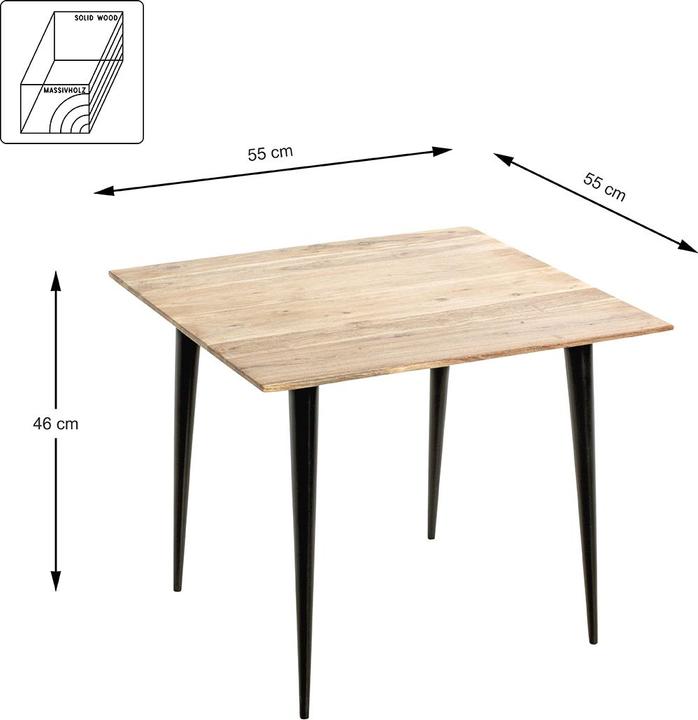 Actual product image HAKU Möbel Fanny (55 x 55 x 46 cm)