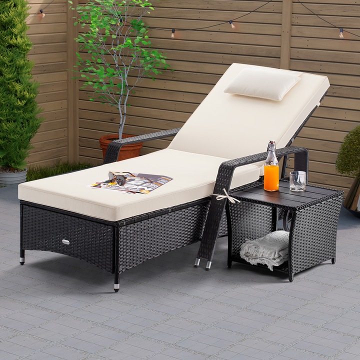 Immagine prodotto Casaria Tavolino in polyrattan WPC