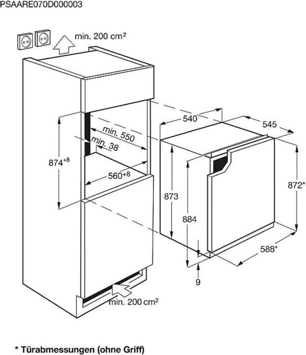 Produktbild AEG OSK5O88EE (142 l)