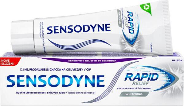 Sensodyne Rapid Relief Whitening Toothpaste For Sensitive Teeth 75ml (75 ml)