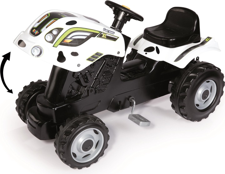 Produktbild Smoby Traktor mit Anhänger-Kuh print