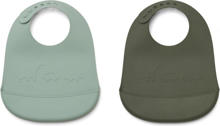 Produktbild Liewood Tilda Silikonlätzchen Set Dino Peppermint