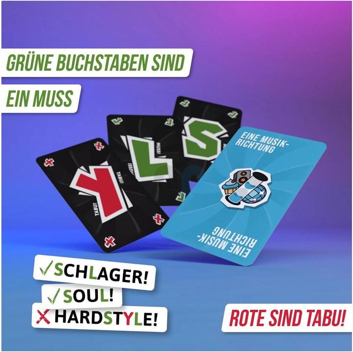 Actual product image Denkriesen STADT LAND VOLLPFOSTEN - EXTREM - Party Edition - "Jetzt geht's rund" (German)